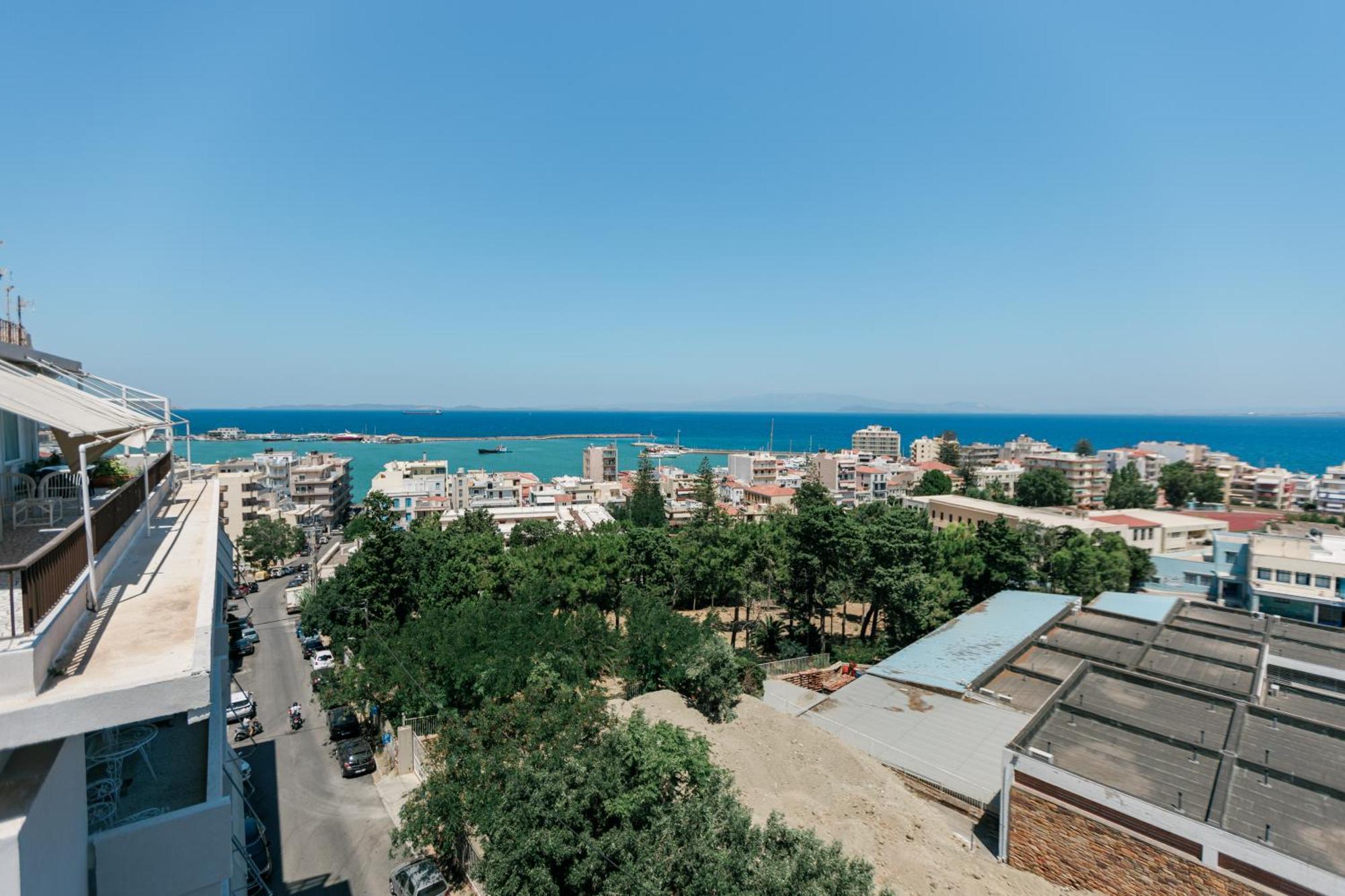 Panoramic Penthouse Lejlighed Chios Town Eksteriør billede